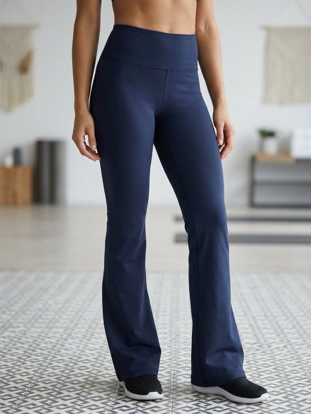 FILA navy yoga pants size Med